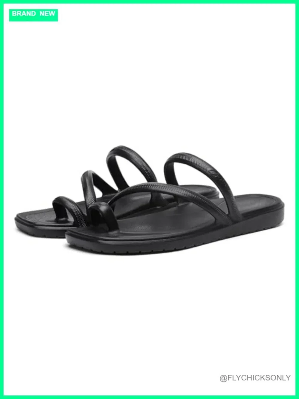 Arch Support Flip Flops Square Toe Lightweight Cushion Thong Sandals